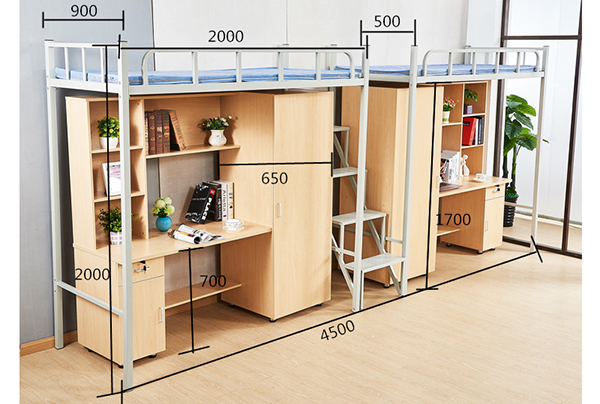 海發(fā)雙人連體公寓床、雙人公寓床、雙人組合床、上下組合床、宿舍雙人公寓床廠家直銷。