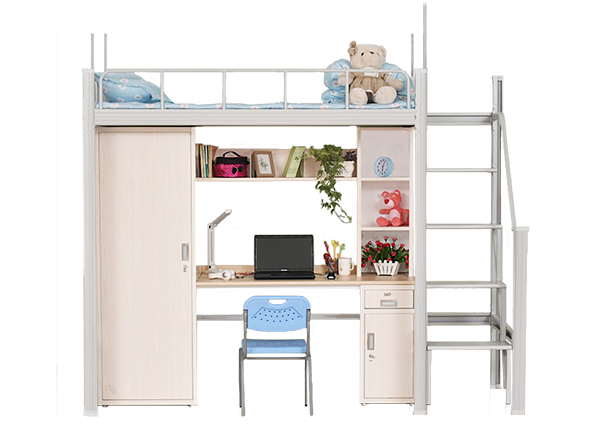 海發(fā)左側(cè)步梯上下公寓床、學(xué)生公寓床