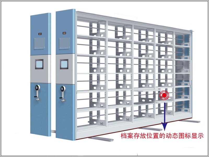 專業(yè)三立柱密集架、圖書密集架廠家深圳海發(fā)