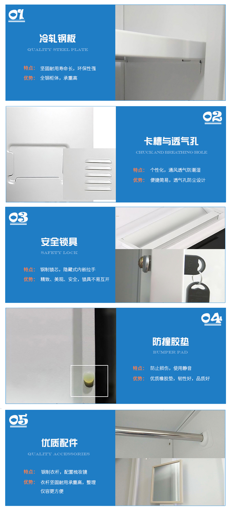 海發(fā)HF-YGNL系列鋼制更衣柜細(xì)節(jié)，更衣柜產(chǎn)品介紹