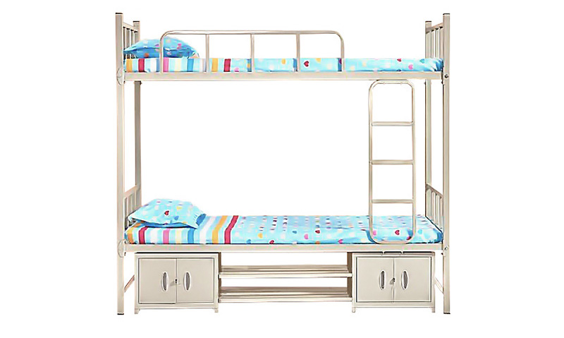 海發(fā)上下鋪鐵床（帶床箱）、雙層鐵架床